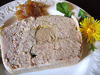 Terrine de campagne au foie gras