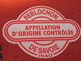 Etiquette A.O.C. du reblochon