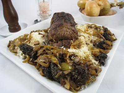 rôti de biche aux morilles