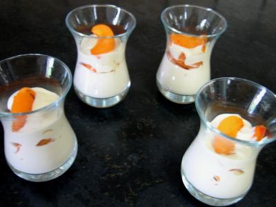 Abricots au fromage blanc et au floc de Gascogne - 6.2