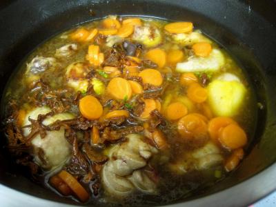 Abattis et pilons en blanquette - 19.3
