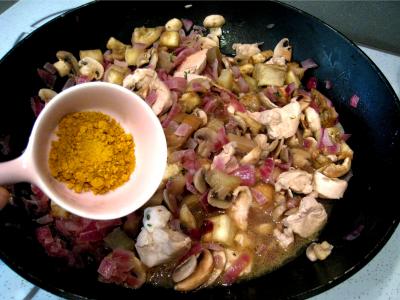 Curry de blancs de poulet - 14.3