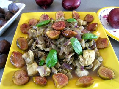 Cuisine mauricienne : Assiette de curry de blancs de poulet