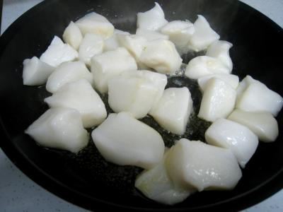 Coupelles de crêpes farcies aux encornets - 21.1