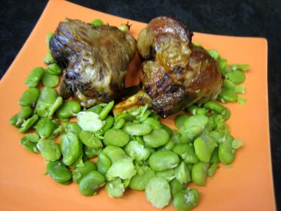 Souris d'agneau aux fèves et au parmesan - 10.2