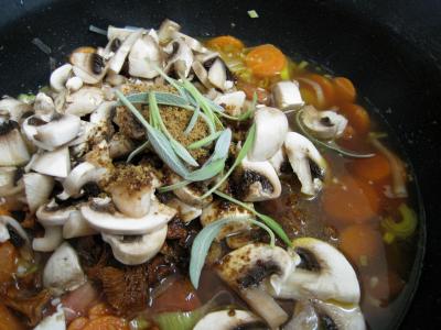 Feuilletés de ris de veau et champignons - 17.1