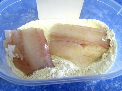 Feuilletés de colin et Saint-Jacques au chou rouge - 12.1