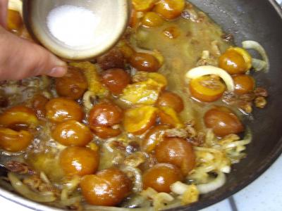 Aiguillettes de canard aux mirabelles - 9.4