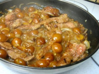 Aiguillettes de canard aux mirabelles - 11.2