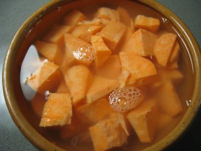 Velouté de chou aux crevettes - 7.4