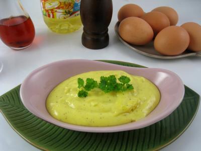 Recette élaborée : Ramequin de sauce mayonnaise