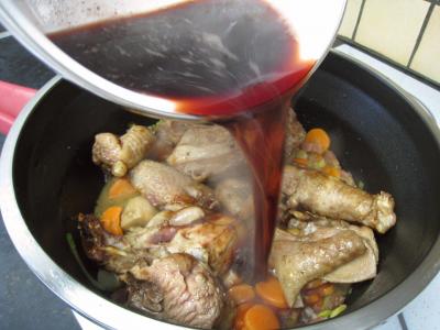 Coq au vin aux cèpes façon auvergnate - 12.1