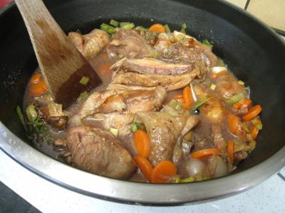 Coq au vin aux cèpes façon auvergnate - 13.3
