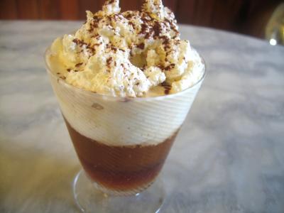 Image : Verrine de café et noix de coco
