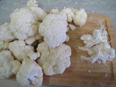 Flans de chou-fleur et sa sauce crémée - 1.2
