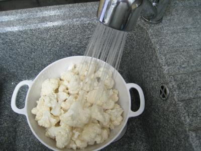 Flans de chou-fleur et sa sauce crémée - 2.1