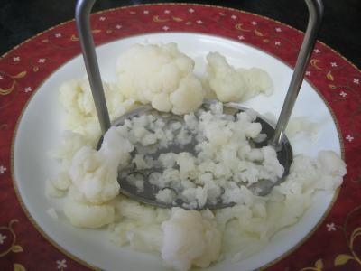 Flans de chou-fleur et sa sauce crémée - 9.1