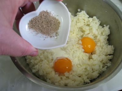 Flans de chou-fleur et sa sauce crémée - 11.1