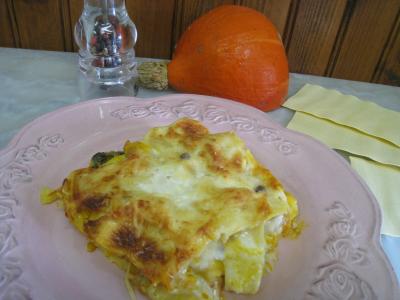 Recette Lasagnes au potimarron et au Saint-Agur