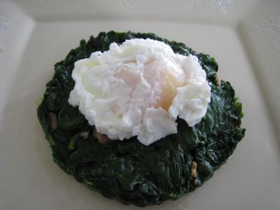 Galettes d'épinards aux oeufs de saumon - 9.2