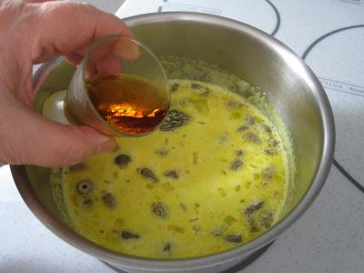 Aiguillettes à l'Amaretto et aux pois gourmands - 7.2