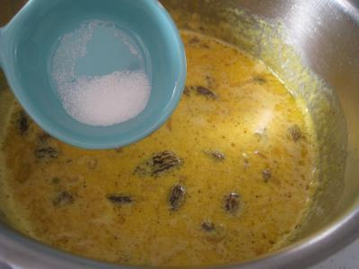 Aiguillettes à l'Amaretto et aux pois gourmands - 7.4