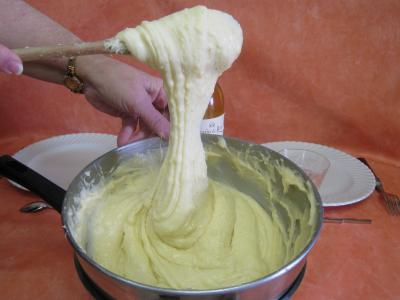 Cuisson au bain-marie : Préparation de l'aligot