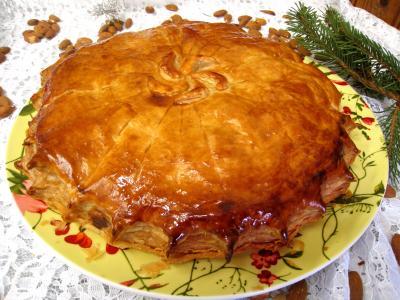 Crème pâtissière : Pithiviers aux pommes