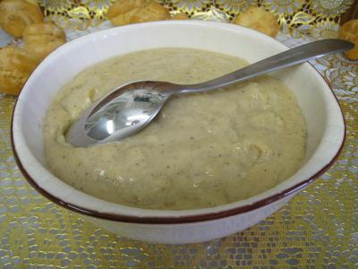 crème pâtissière : Bol de crème pâtissière
