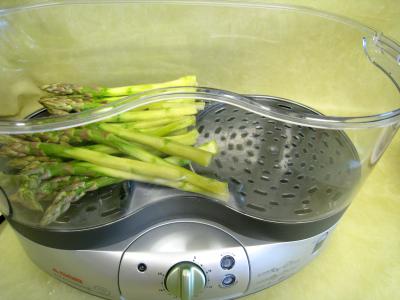 Asperges et queues de langoustes au whisky - 7.2