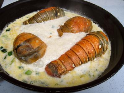 Asperges et queues de langoustes au whisky - 12.1