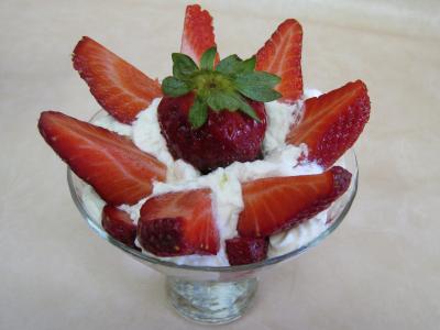 Recette Bananes et fraises chantilly