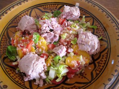 Salade de thon aux pêches - 7.3