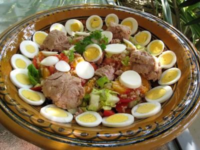 Salade de thon aux pêches - 7.4