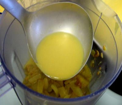 Recette Amuse-bouche de crème de cèpes et fenouil