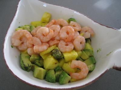 Salade à l'ananas exotique façon Pierrot - 6.4