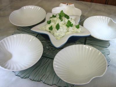 Amuse-bouche aux crudités et sa sauce "ricotta" - 11.3