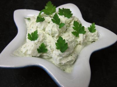 Recette Amuse-bouche aux crudités et sa sauce "ricotta"