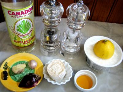 Ingrédients pour la recette : Sauce ricotta au miel