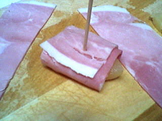 Recette Ananas au jambon