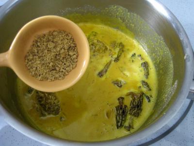 Aiguillettes au safran et sa sauce aux morilles - 7.4