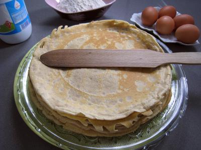 Recette Crêpes de blé noir au lard