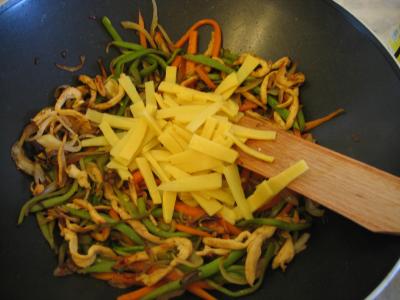 Recette Crêpes chinoises aux légumes