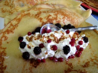 crepes au fromage blanc