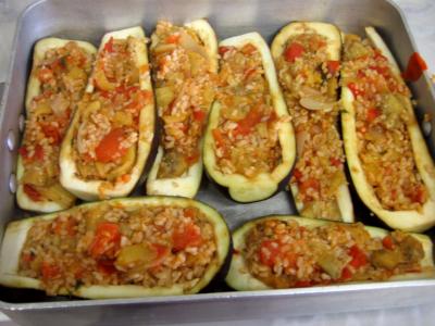 Aubergines farcies et sa sauce au yaourt façon turque - 10.2