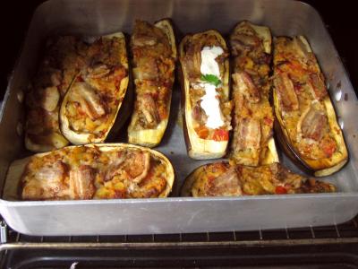 Aubergines farcies et sa sauce au yaourt façon turque - 11.1