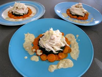 Recette Ailes de raie aux carottes et aux bettes