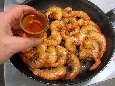 Crevettes à l'anis et sauce à l'orange - 8.1