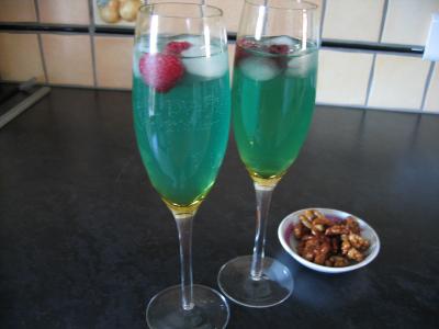 Image : recette Cocktail valentin au champagne