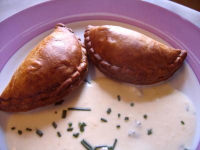 Recette Chaussons au cabillaud et sa sauce au citron